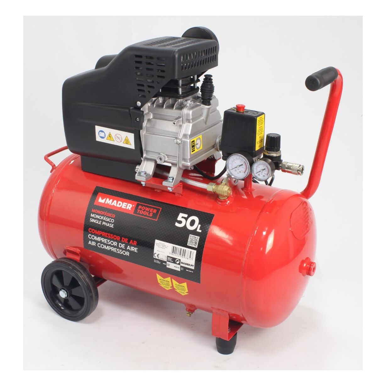 Compressor de Ar, Monobloco, 2HP, 50L - Mader