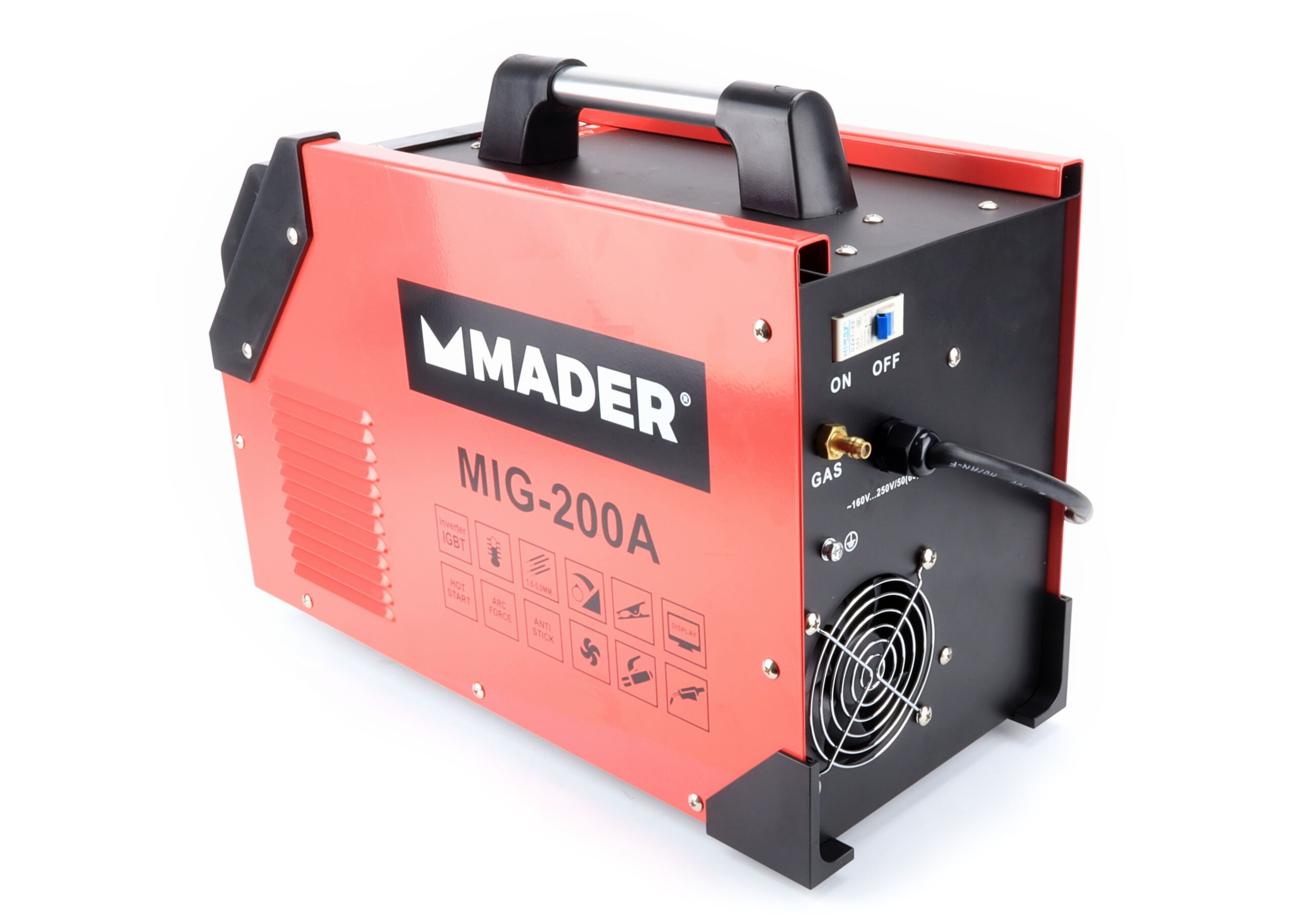 Soldador Inverter, Anti Stick, 3IN1, 200A - Mader - Image 12