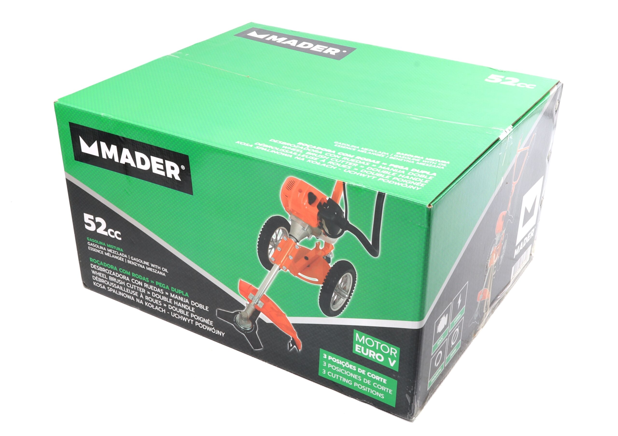 Roçadora, Rodas, 3 Posições, Pega Dupla, 52cc - Mader - Image 17