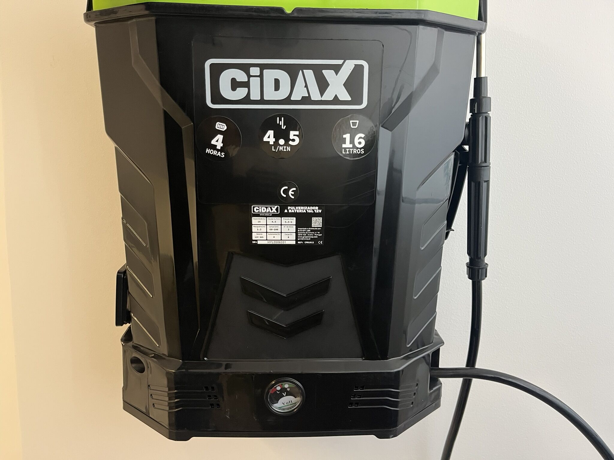 Pulverizador a Bateria 16L - CiDAX - Image 3