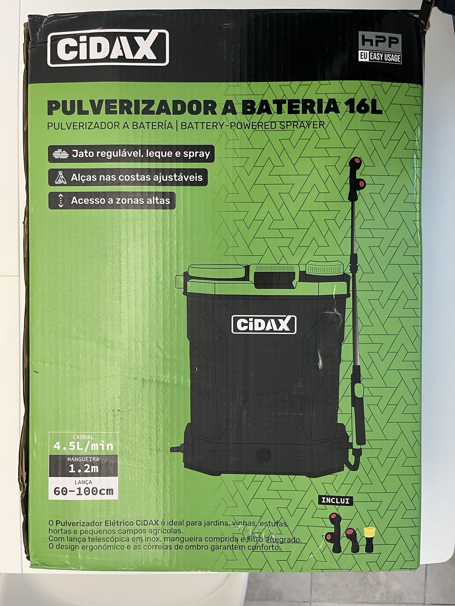 Pulverizador a Bateria 16L - CiDAX - Image 10