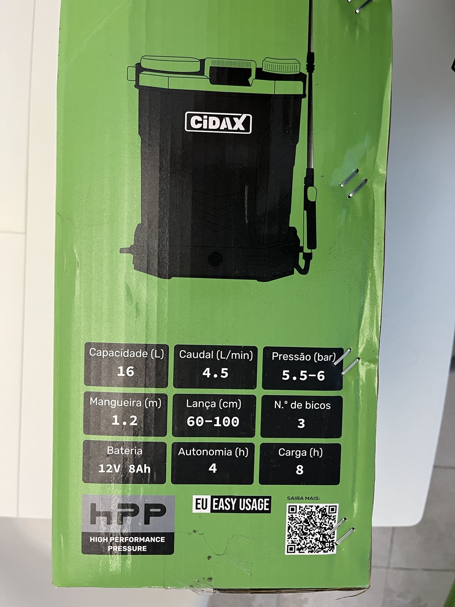 Pulverizador a Bateria 16L - CiDAX - Image 9