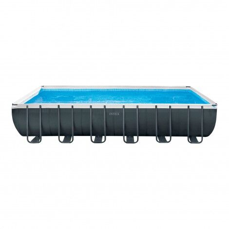 Piscina Desmontável Kit Voleibol Ultra Xtr Frame + Bomba + Cloração Salina+ Kit Limpeza 31.805litros - INTEX
