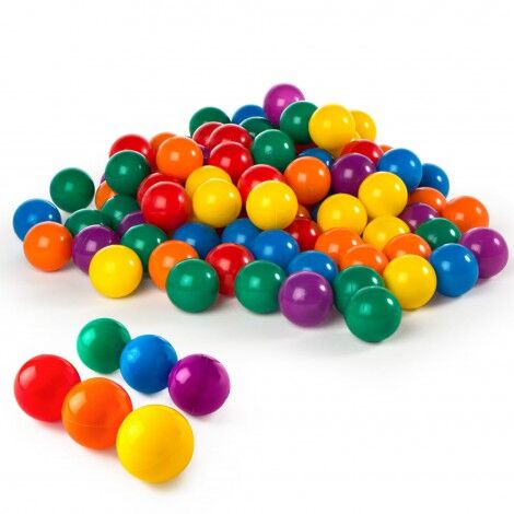 Pack 100 Bolas Multicolor  8cm +2 Anos   - INTEX
